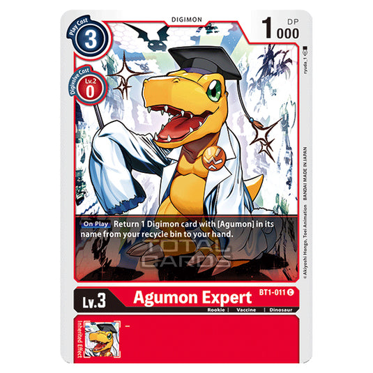 Digimon Card Game - Release Special Booster Ver.1.0 (BT01-03) - Agumon Expert (Common) - BT1-011