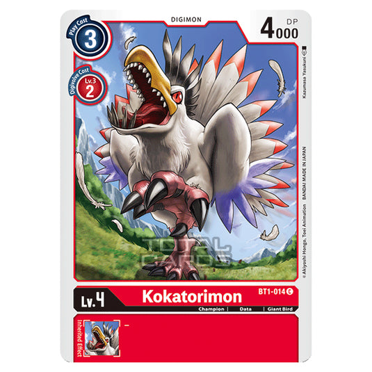 Digimon Card Game - Release Special Booster Ver.1.0 (BT01-03) - Kokatorimon (Common) - BT1-014
