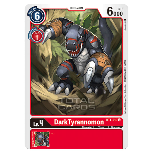 Digimon Card Game - Release Special Booster Ver.1.0 (BT01-03) - DarkTyrannomon (Common) - BT1-019