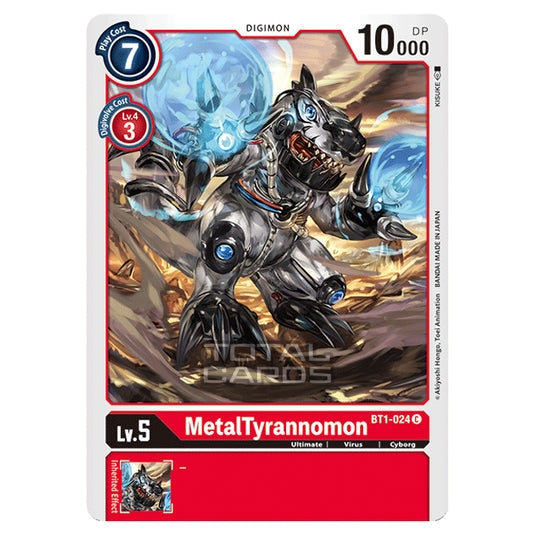 Digimon Card Game - Release Special Booster Ver.1.0 (BT01-03) - MetalTyrannomon (Common) - BT1-024