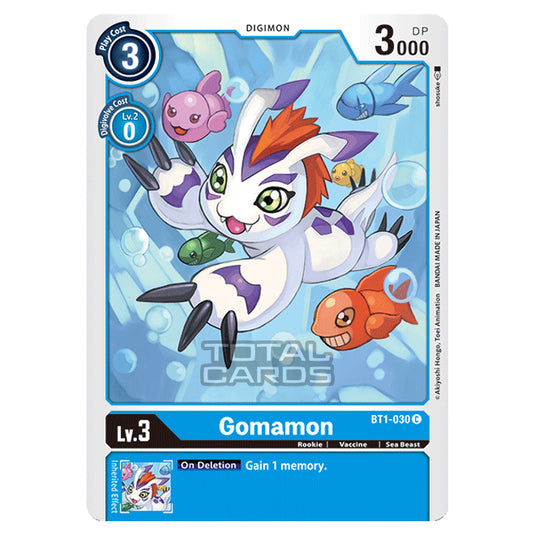 Digimon Card Game - Release Special Booster Ver.1.0 (BT01-03) - Gomamon (Common) - BT1-030