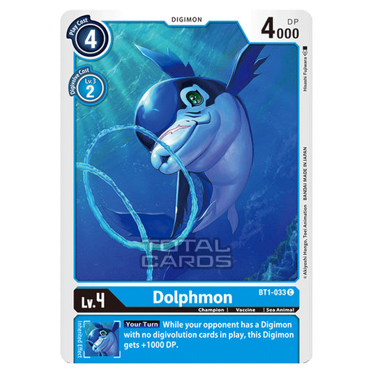 Digimon Card Game - Release Special Booster Ver.1.0 (BT01-03) - Dolphmon (Common) - BT1-033