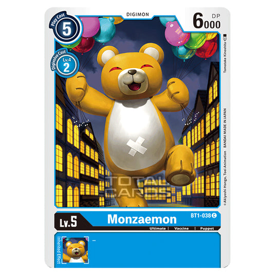Digimon Card Game - Release Special Booster Ver.1.0 (BT01-03) - Monzaemon (Common) - BT1-038