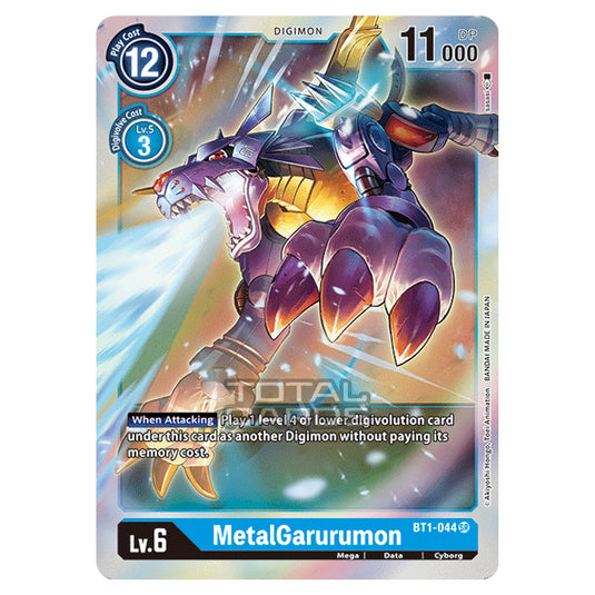 Digimon Card Game - Release Special Booster Ver.1.0 (BT01-03) - MetalGarurumon (Super Rare) - BT1-044