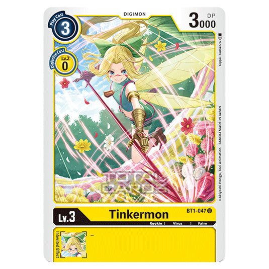 Digimon Card Game - Release Special Booster Ver.1.0 (BT01-03) - Tinkermon (Uncommon) - BT1-047