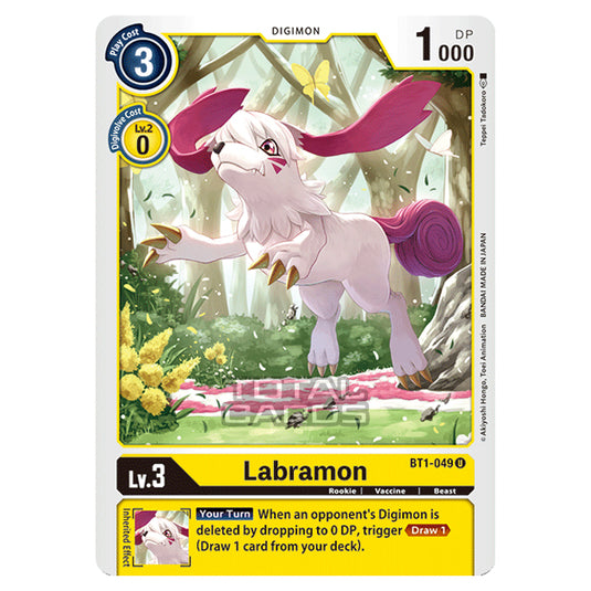 Digimon Card Game - Release Special Booster Ver.1.0 (BT01-03) - Labramon (Uncommon) - BT1-049