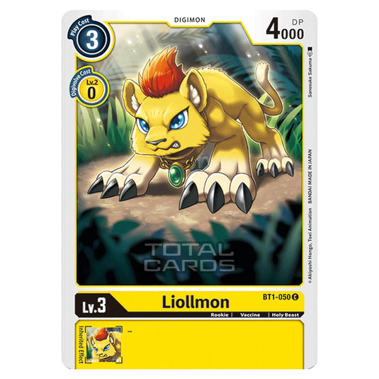 Digimon Card Game - Release Special Booster Ver.1.0 (BT01-03) - Liollmon (Common) - BT1-050