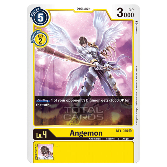 Digimon Card Game - Release Special Booster Ver.1.0 (BT01-03) - Angemon (Rare) - BT1-055