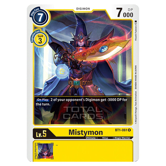 Digimon Card Game - Release Special Booster Ver.1.0 (BT01-03) - Mistymon (Rare) - BT1-061