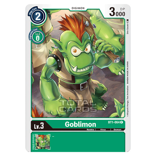 Digimon Card Game - Release Special Booster Ver.1.0 (BT01-03) - Goblimon (Common) - BT1-064