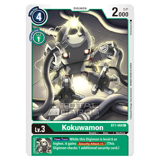 Digimon Card Game - Release Special Booster Ver.1.0 (BT01-03) - Kokuwamon (Common) - BT1-068