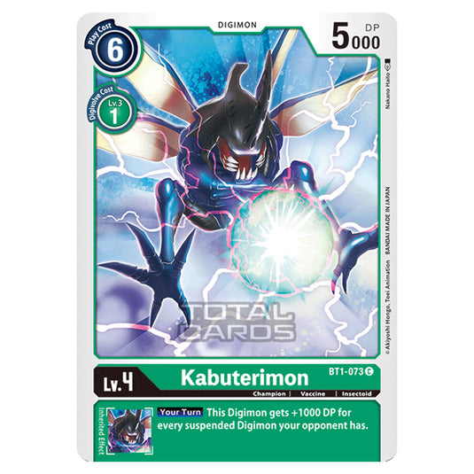 Digimon Card Game - Release Special Booster Ver.1.0 (BT01-03) - Kabuterimon (Common) - BT1-073