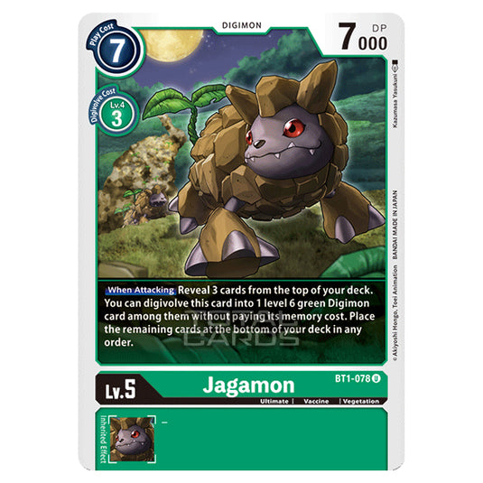 Digimon Card Game - Release Special Booster Ver.1.0 (BT01-03) - Jagamon (Uncommon) - BT1-078