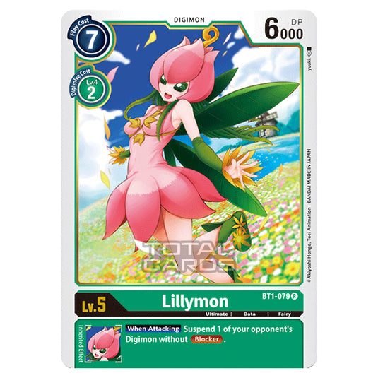 Digimon Card Game - Release Special Booster Ver.1.0 (BT01-03) - Lillymon (Rare) - BT1-079