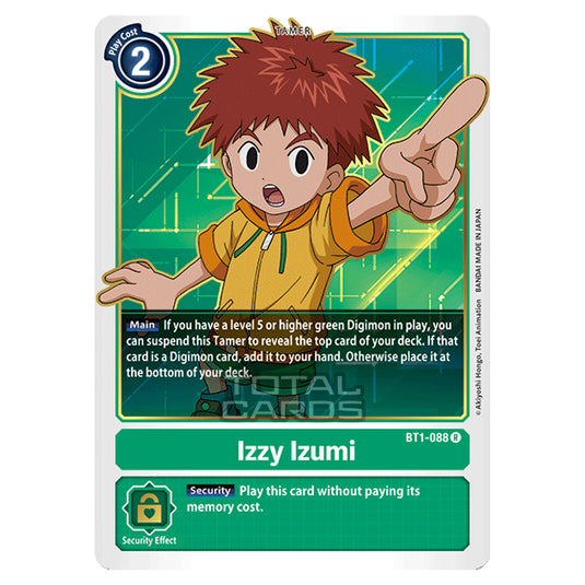 Digimon Card Game - Release Special Booster Ver.1.0 (BT01-03) - Izzy Izumi (Rare) - BT1-088