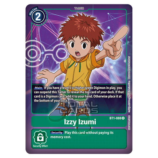 Digimon Card Game - Release Special Booster Ver.1.0 (BT01-03) - Izzy Izumi (Alternate Art) (Rare) - BT1-088A