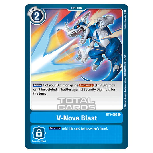 Digimon Card Game - Release Special Booster Ver.1.0 (BT01-03) - V-Nova Blast (Common) - BT1-098