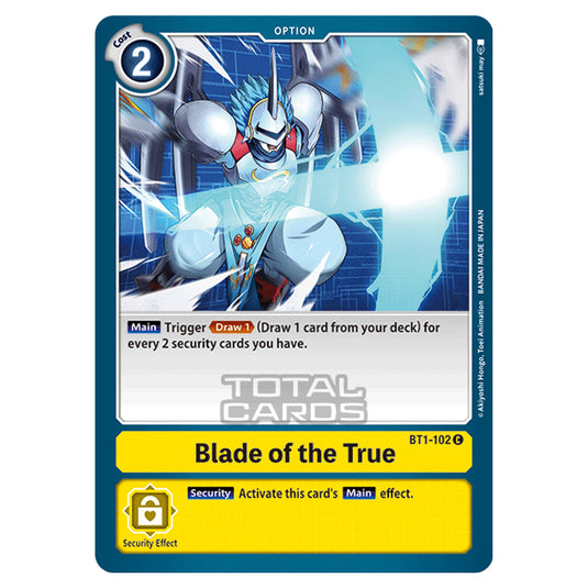 Digimon Card Game - Release Special Booster Ver.1.0 (BT01-03) - Blade of the True (Common) - BT1-102