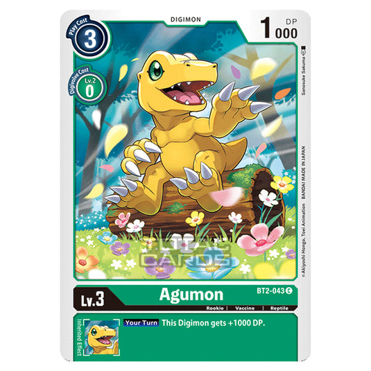 Digimon Card Game - Release Special Booster Ver.1.0 (BT01-03) - Agumon (Common) - BT2-043