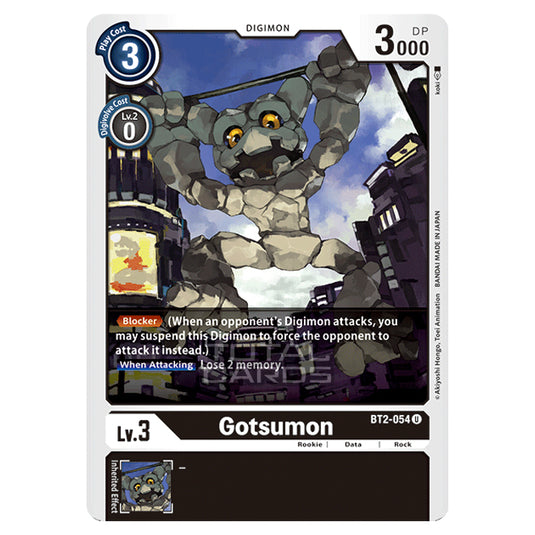 Digimon Card Game - Release Special Booster Ver.1.0 (BT01-03) - Gotsumon (Uncommon) - BT2-054