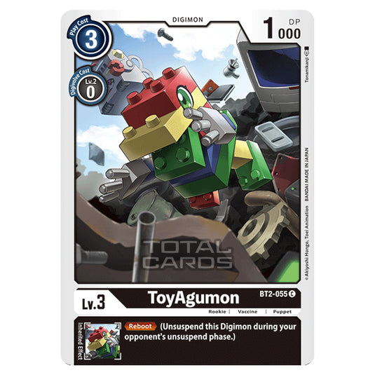 Digimon Card Game - Release Special Booster Ver.1.0 (BT01-03) - ToyAgumon (Common) - BT2-055