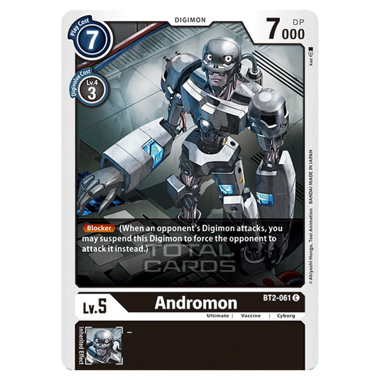 Digimon Card Game - Release Special Booster Ver.1.0 (BT01-03) - Andromon (Common) - BT2-061