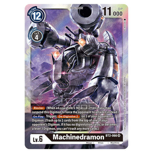 Digimon Card Game - Release Special Booster Ver.1.0 (BT01-03) - Machinedramon (Super Rare) - BT2-066