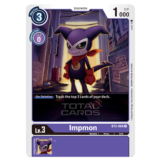 Digimon Card Game - Release Special Booster Ver.1.0 (BT01-03) - Impmon (Common) - BT2-068