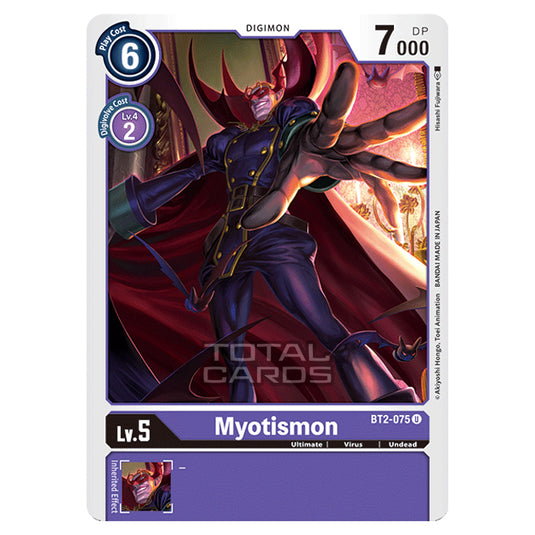 Digimon Card Game - Release Special Booster Ver.1.0 (BT01-03) - Myotismon (Uncommon) - BT2-075