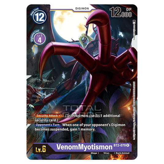 Digimon Card Game - Release Special Booster Ver.1.0 (BT01-03) - VenomMyotismon (Rare) - BT2-079