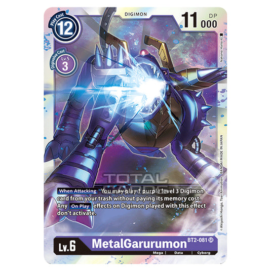 Digimon Card Game - Release Special Booster Ver.1.0 (BT01-03) - MetalGarurumon (Super Rare) - BT2-081