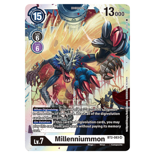 Digimon Card Game - Release Special Booster Ver.1.0 (BT01-03) - Millenniummon (Super Rare) - BT2-083