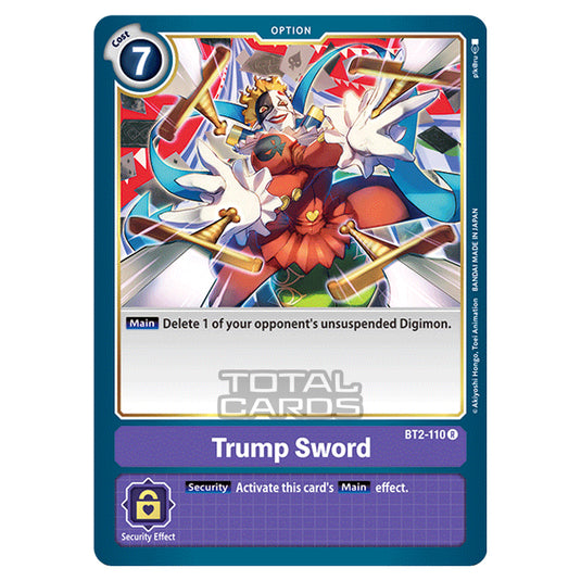 Digimon Card Game - Release Special Booster Ver.1.0 (BT01-03) - Trump Sword (Rare) - BT2-110