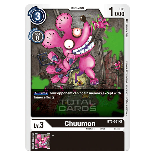 Digimon Card Game - Release Special Booster Ver.1.0 (BT01-03) - Chuumon (Common) - BT3-061