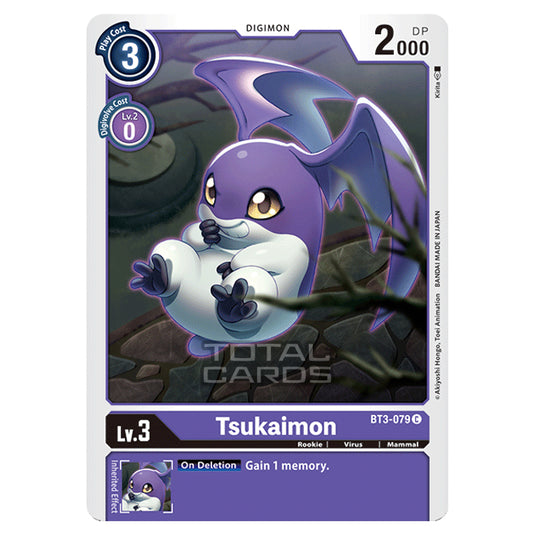 Digimon Card Game - Release Special Booster Ver.1.0 (BT01-03) - Tsukaimon (Common) - BT3-079