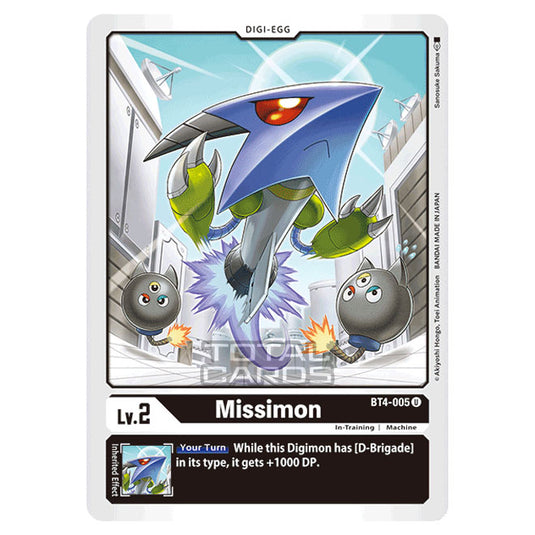 Digimon Card Game - Great Legend (BT04) - Missimon (Uncommon) - BT4-005