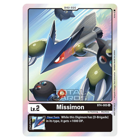 Digimon Card Game - Great Legend (BT04) - Missimon (Uncommon) - BT4-005A