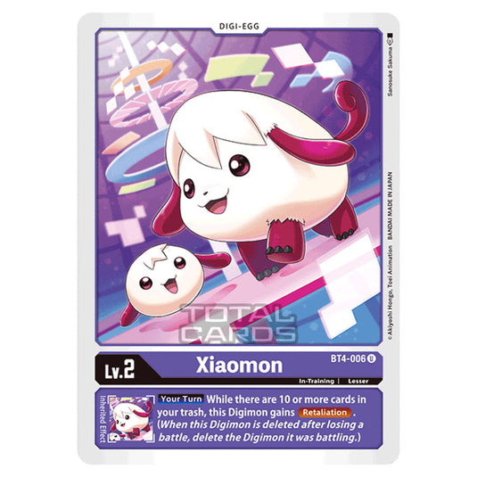 Digimon Card Game - Great Legend (BT04) - Xiaomon (Uncommon) - BT4-006