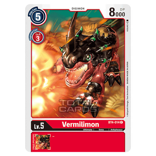 Digimon Card Game - Great Legend (BT04) - Vermilimon (Common) - BT4-014