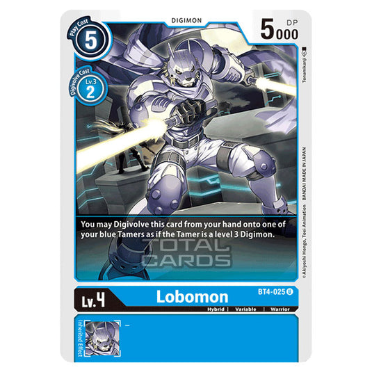 Digimon Card Game - Great Legend (BT04) - Lobomon (Common) - BT4-025
