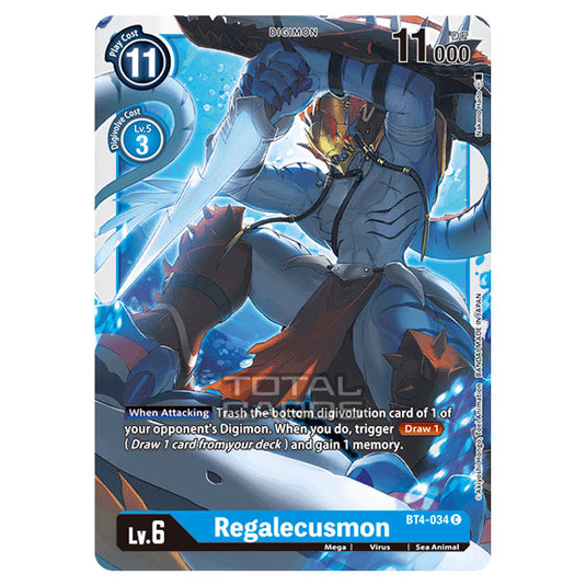 Digimon Card Game - Great Legend (BT04) - Regalecusmon (Common) - BT4-034