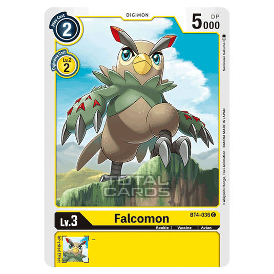 Digimon Card Game - Great Legend (BT04) - Falcomon (Common) - BT4-036
