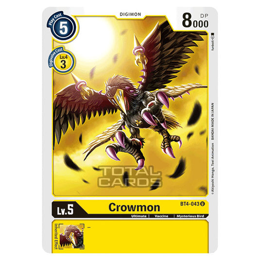 Digimon Card Game - Great Legend (BT04) - Crowmon (Uncommon) - BT4-043