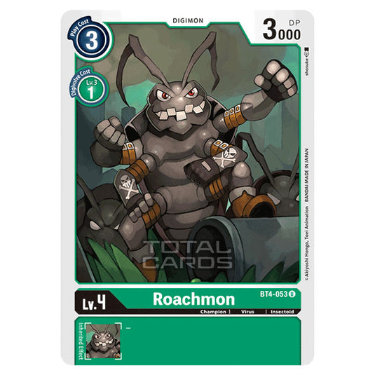 Digimon Card Game - Great Legend (BT04) - Roachmon (Uncommon) - BT4-053