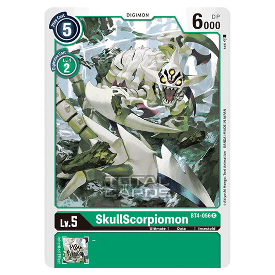 Digimon Card Game - Great Legend (BT04) - SkullScorpiomon (Common) - BT4-056