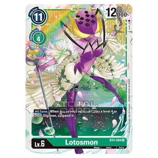 Digimon Card Game - Great Legend (BT04) - Lotosmon (Uncommon) - BT4-060