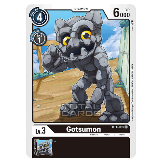 Digimon Card Game - Great Legend (BT04) - Gotsumon (Common) - BT4-065