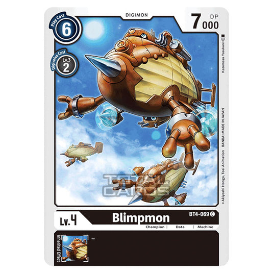 Digimon Card Game - Great Legend (BT04) - Blimpmon (Common) - BT4-069