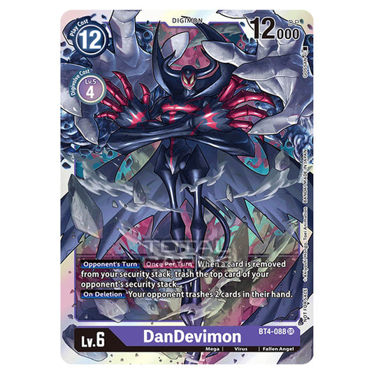 Digimon Card Game - Great Legend (BT04) - DanDevimon (Super Rare) - BT4-088A2