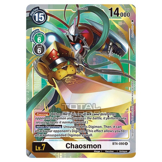 Digimon Card Game - Great Legend (BT04) - Chaosmon (Rare) - BT4-090A